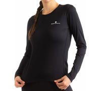 Ronhill Core Womens Running Top Black Long Sleeve Run Lightweight Breathable