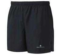 Ronhill, Men's Core 5" Short, Running, Black/Bright White, XL