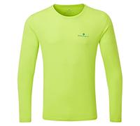 RONHILL, Men's Core L/S Tee, AcidLime/PrussianBlue XL