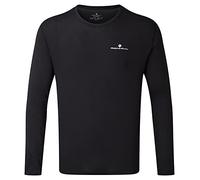 Men's Core Long Sleeved Tee T Shirt Ronhill Black XL