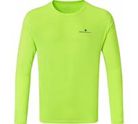 Ronhill Mens Core L/S Tee, Fluo Yellow/Black, XL EU