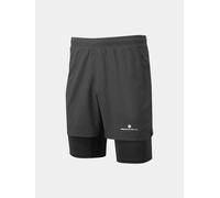 Ronhill Men's Core Twin Shorts RH-007408/R009 All Black NEW