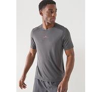 Ronhill Mens Running Tech Short Sleeve Tee, Grey, Size M, Men Grey
