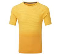 RONHILL, Men's Tech Marathon S/S Tee, Sulphur/Dark Gold L