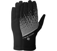 Ronhill Reflect Running Gloves Black Thermal Reflective Mens Womens