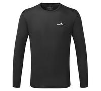 Ronhill Core Long Sleeve Running Tee – Men's – Black/Bright White – L
