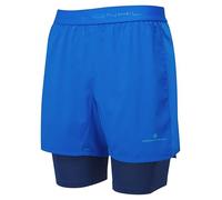 Ronhill Running, Men's Tech 5" Twin Short, Seafaring/Dark Navy, S