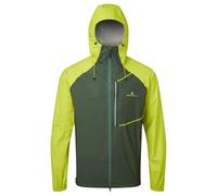 RONHILL Running, Men's Tech Fortify Jacket, Dark Sage/Acid, S