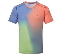 Ronhill Running, Men's Tech Golden Hour Tee, Dark Cobalt Merge, L