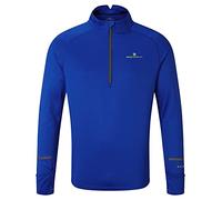 RONHILL Running, Men's Tech Prism 1/2 Zip, Colbalt Citrus, XL