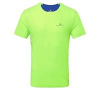Ronhill Running, Men's Tech Race S/S Tee, FluoGreen/DarkCobalt, L