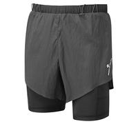 Ronhill Running, Men's Tech Race Twin 2in1 Short, All Black, Size M
