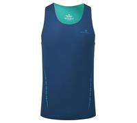 Ronhill Tech Race Mens Running Vest Blue Run Lightweight Breathable Tank Top