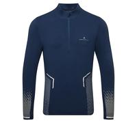 Ronhill Tech Reflect Half Zip Long Sleeve T-shirt Blue S Men