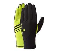 RONHILL Running, Wind-Block Glove, Black/Fluo Yellow, M