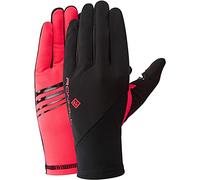 RONHILL Running, Wind-Block Glove, Black/Hot Pink, L