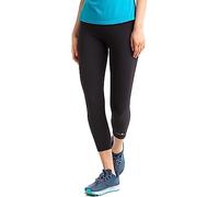 Ronhill Running, Wmn's Core Crop Tight, Black/Bright White, Size 16