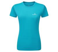Ronhill Running, Wmn's Core S/S Tee, Azure/Bright White, Size 12