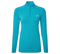 14 Ronhill Womens Core Thermal Half Zip Long Sleeve Top Blue Size