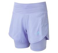 Ronhill Running, Wmn's Tech 4.5" Twin Short, DkPeriwinkle/Aquamint, Size 14