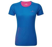 Ronhill Running, Wmn's Tech Race S/S Tee, ClassicBlue/Exuberance, 12