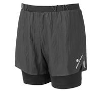 Ronhill Running, Wmn's Tech Race Twin 2in1 Short, All Black, Size 10