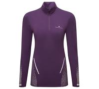 Ronhill Running, Wmn's Tech Reflect 1/2 Zip, Damson/Reflect, 10