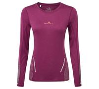 Ronhill Reflect Long Sleeve Running Top, Blackcurrant