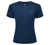 Ronhill Running, Wmn's Tech S/S Tee, Dark Navy/Dusty Tulip, 16