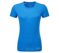 Ronhill Running, Wmn's Tech Tencel S/S Tee, Zest Marl/Elec Blue, Size 10
