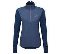 Ronhill Running, Wmn's Tech Wind-Block 1/2 Zip, Dark Navy/Dusty Tulip, 14