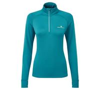 RONHILL Running, Wmn's Tech Winter 1/2 Zip, Marine/Acid, 10