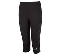 Ronhill Running, Wmn's Core Capri, Crop Tight and Tight, All Black, 14