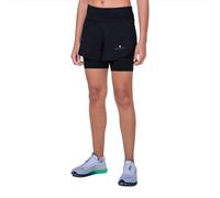 Ronhill Tech 4.5 Inch Twin 2 in 1 Womens Running Shorts - Black