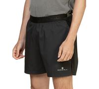 Ronhill Tech All Terrain Mens Running Shorts Black 5 Inch Zip Pocket Lined Run