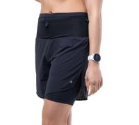 Ronhill Tech All Terrain Twin Womens Running Shorts Black 2 In 1 Twin Short Run