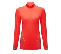 Ronhill Tech Reflect 1/2 Zip Womens | Hot Coral/Reflect - Coral / XS