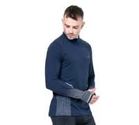 Ronhill Tech Reflect Half Zip Long Sleeve T-shirt Blue S Men