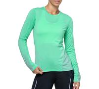 Ronhill Tech Reflect Womens Running Top Green Long Sleeve Run Lightweight Jersey