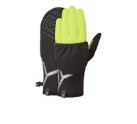 RonHill Wind-Block Convertible Gloves | UK S in Fluo Yellow/Black