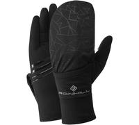 Ronhill Wind Block Flip Running Gloves Black Thermal Lightweight Mens Womens