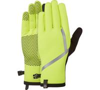 Ronhill Wind Block Running Gloves Yellow Thermal Reflective Mens Womens