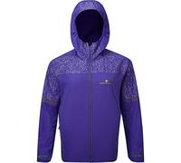 RONHILL, Wmn's Life Night Runner Jacket, Plum/Citrus/Reflect, 8