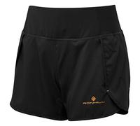 Ronhill, Wmn's Tech Revive Short, Running, Black/Spice, 16