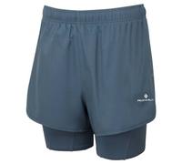 Ronhill Women's Core Twin Shorts in Dark Blue | Size: 16 Ronhill Dark Blue 16