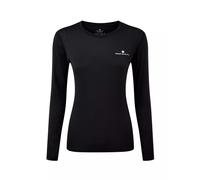 Ronhill Women's Core Long-Sleeved T-Shirt in Black | Size: 12 Ronhill Black 12
