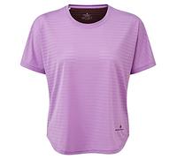 Ronhill Women's Life Agile S/S Tee, Heather/Cocoa, 8