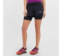 Ronhill Tech Twin 4.5" Short Womens | All Black - Black / S