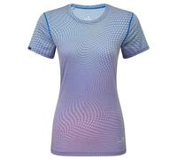 Ronhill Women's Tech Golden Hour Tee, Running Shirt, Classic Blue Refraction, Size 12, Relaxed Fit