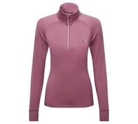 Ronhill Women's Tech Winter 1/2 Zip Running Top, Dusty Tulip/Dark Navy, Size 16